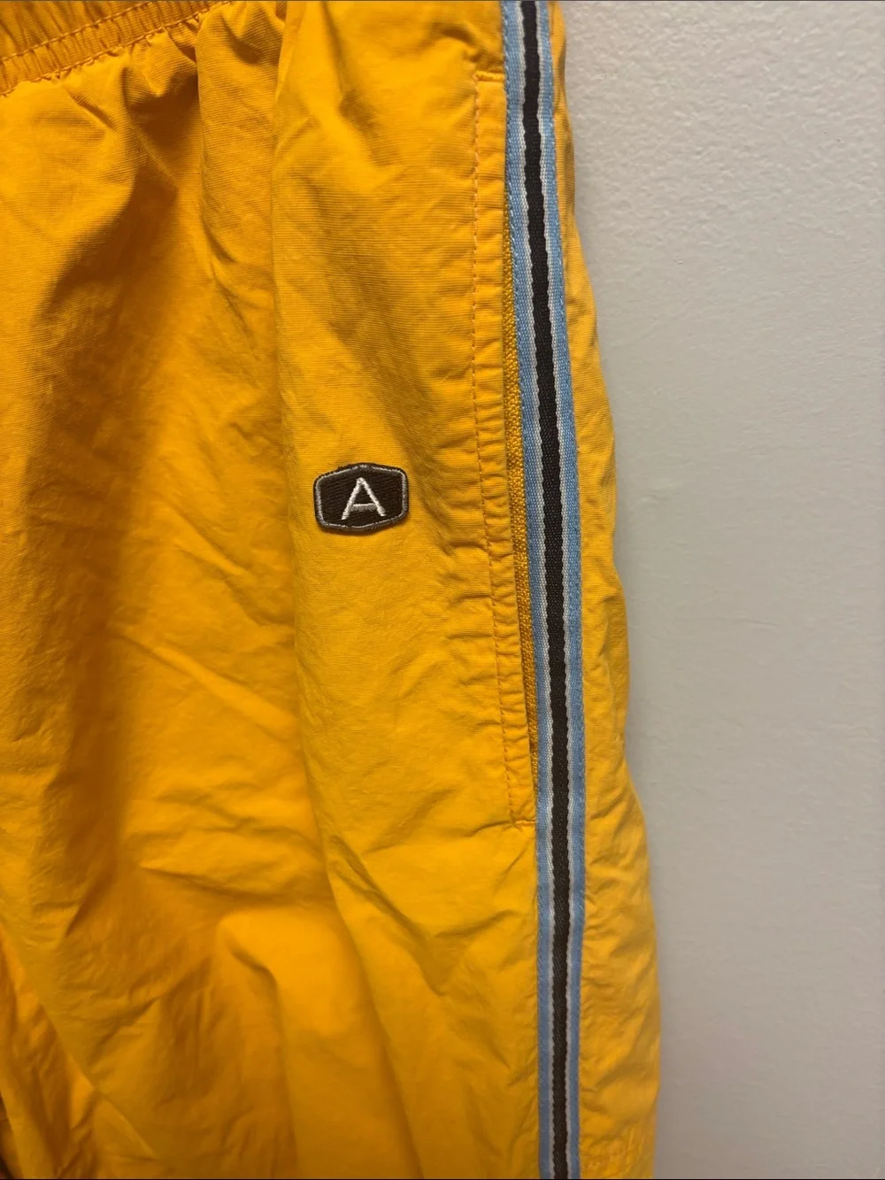 Vintage Y2K Abercrombie & Fitch Golden Yellow Track Pants
